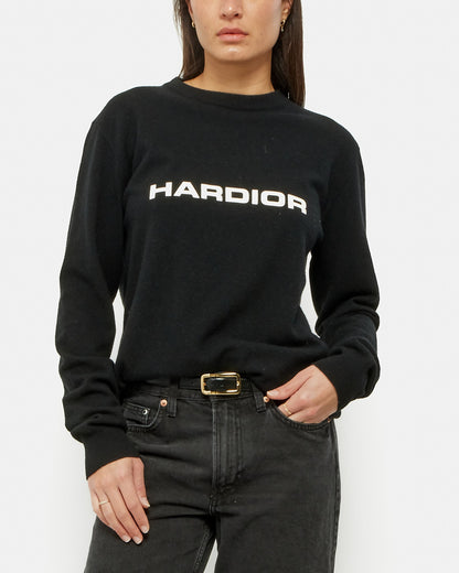 Dior Black Wool & Cashmere HardDior Crew Neck Sweater - S