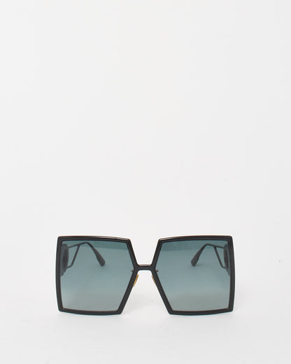 Dior Black Oversized Square Logo GL.3 Sunglasses