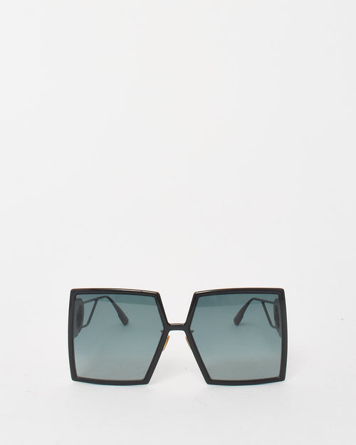 Dior Black Oversized Square Logo GL.3 Sunglasses