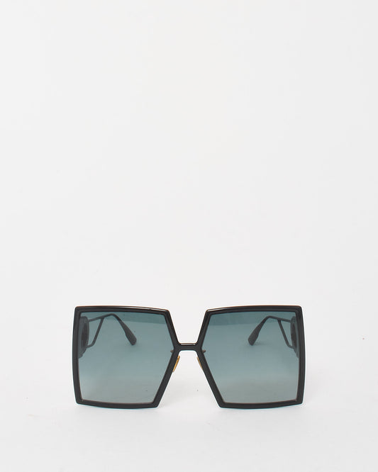 Dior Black Oversized Square Logo GL.3 Sunglasses