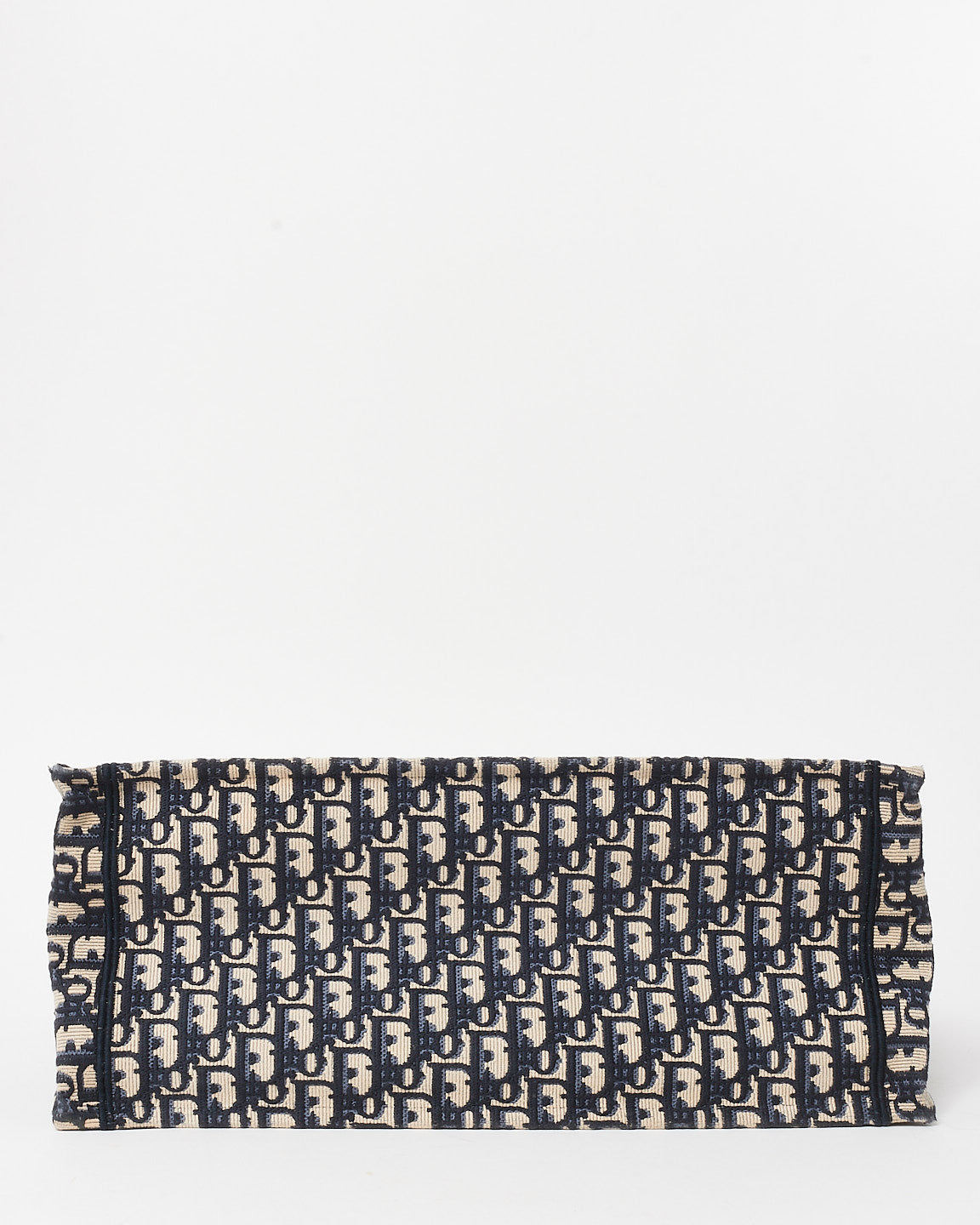 Dior Blue & Cream Oblique Canvas Medium Book Tote