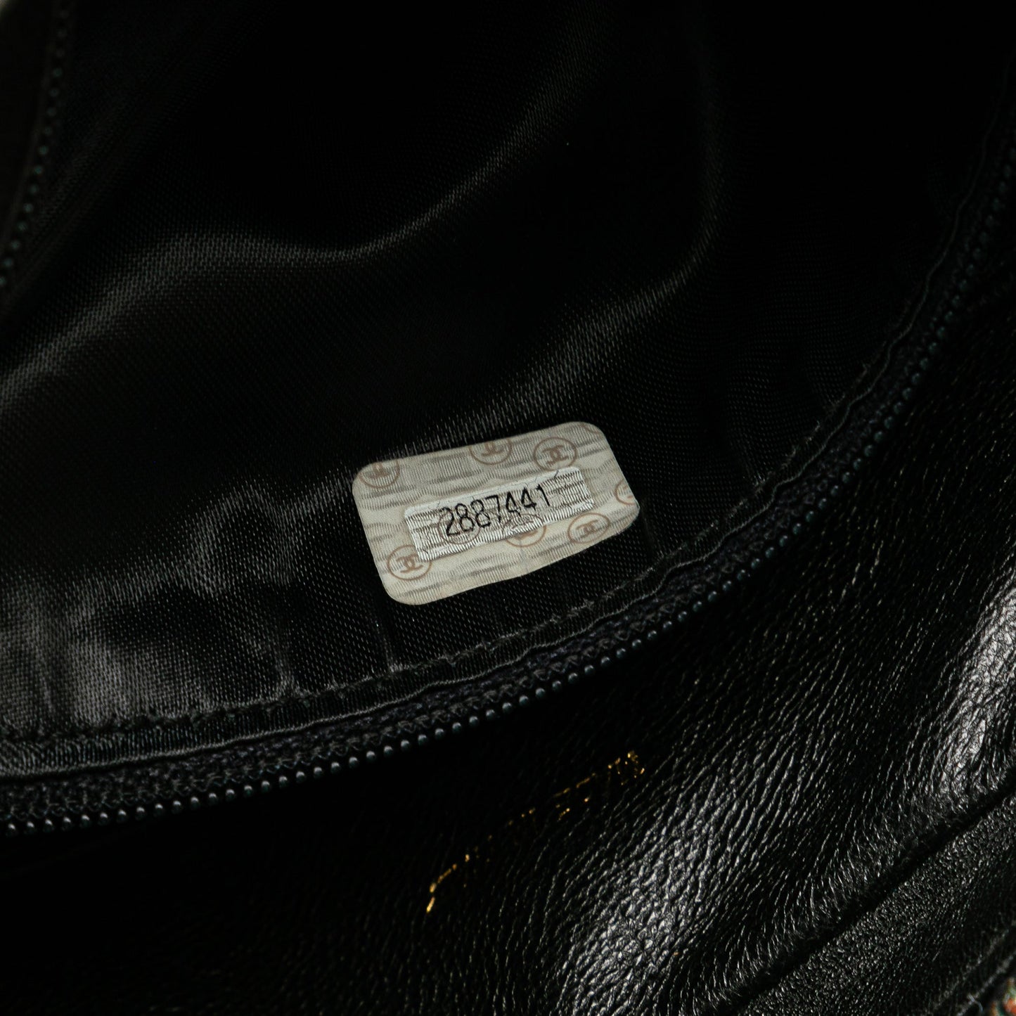 Black Chanel CC Diagonal Quilted Caviar Crossbody