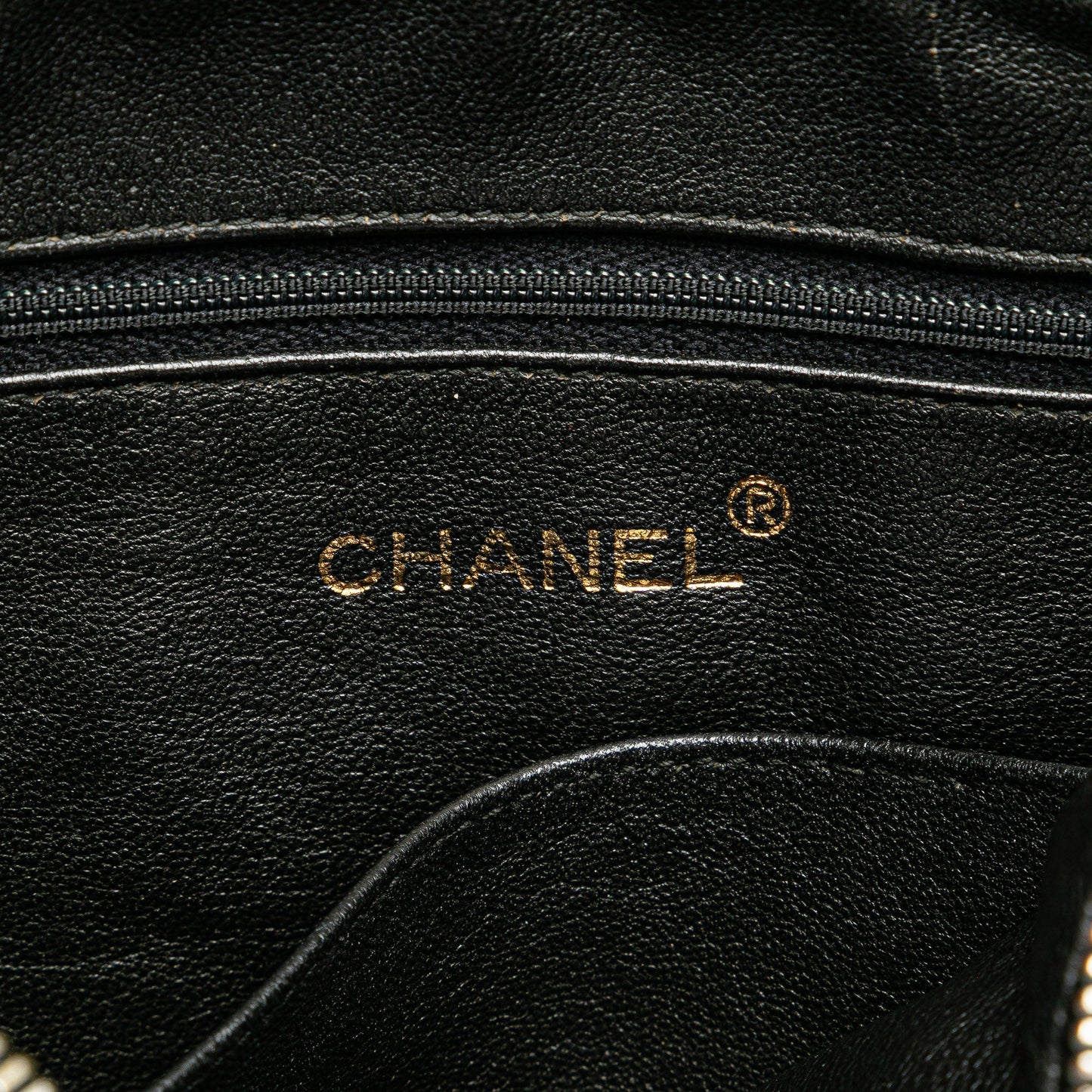 Black Chanel CC Diagonal Quilted Caviar Crossbody