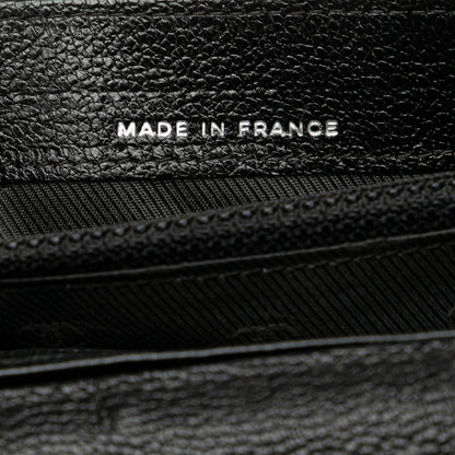 Black Chanel Calfskin CC Compact Wallet