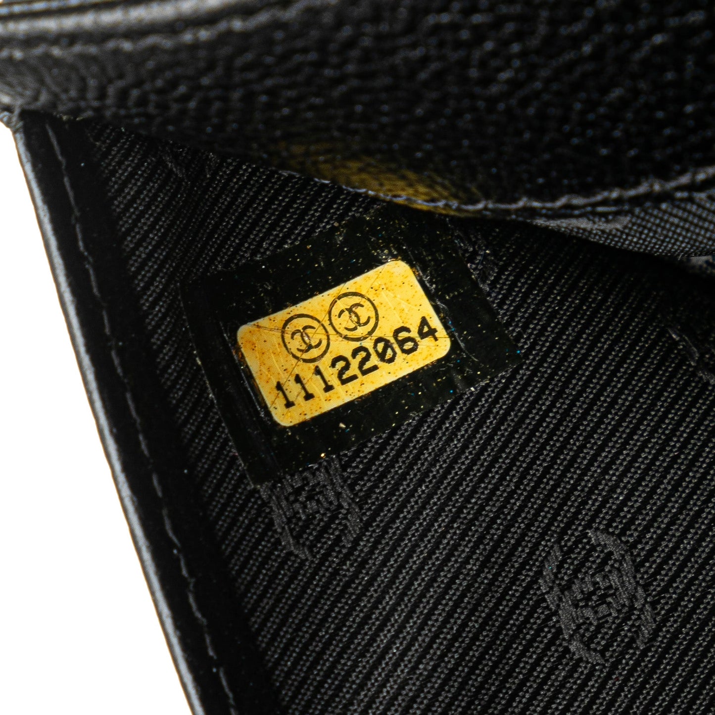 Black Chanel Calfskin CC Compact Wallet