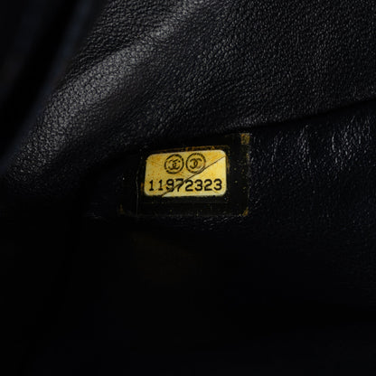 Chanel Sac Medium Cotton Striped Double Flap