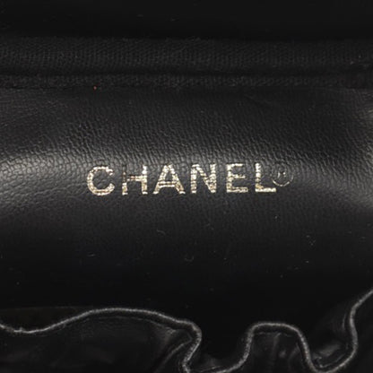 Black Chanel CC Caviar Vanity Case