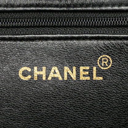 Black Chanel CC Lambskin Chain Tote