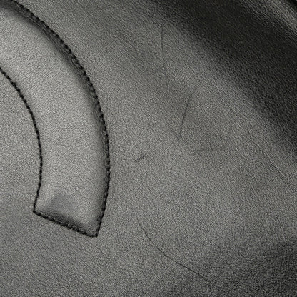 Black Chanel CC Lambskin Chain Tote