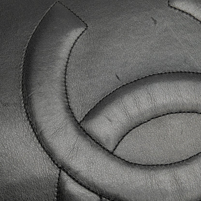 Black Chanel CC Lambskin Chain Tote