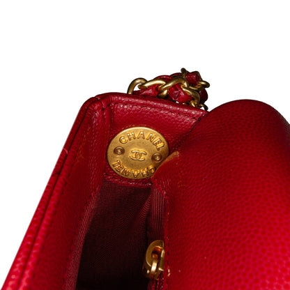 Chanel Sac Small Quilted Caviar Twist Your Buttons Flap