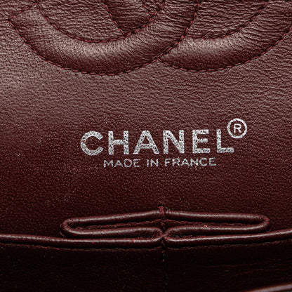 Black Chanel Small Classic Lambskin Double Flap Shoulder Bag