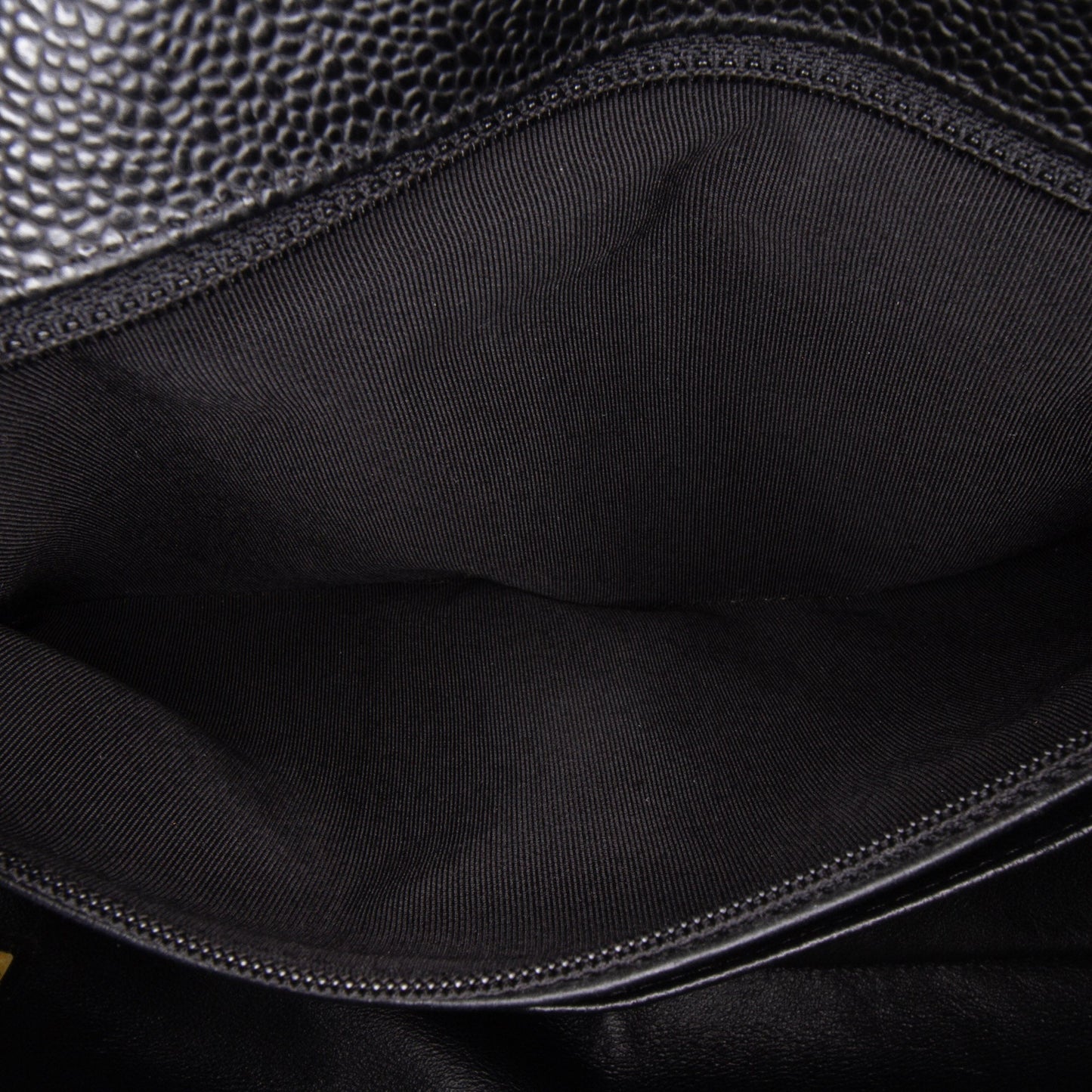 Black Chanel Jumbo Classic Caviar Single Flap Shoulder Bag