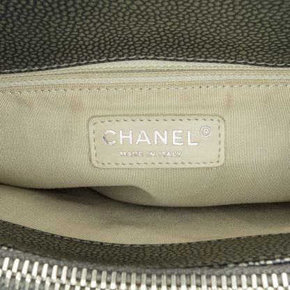 Chanel Sac Metallic Caviar Grand Shopping Tote