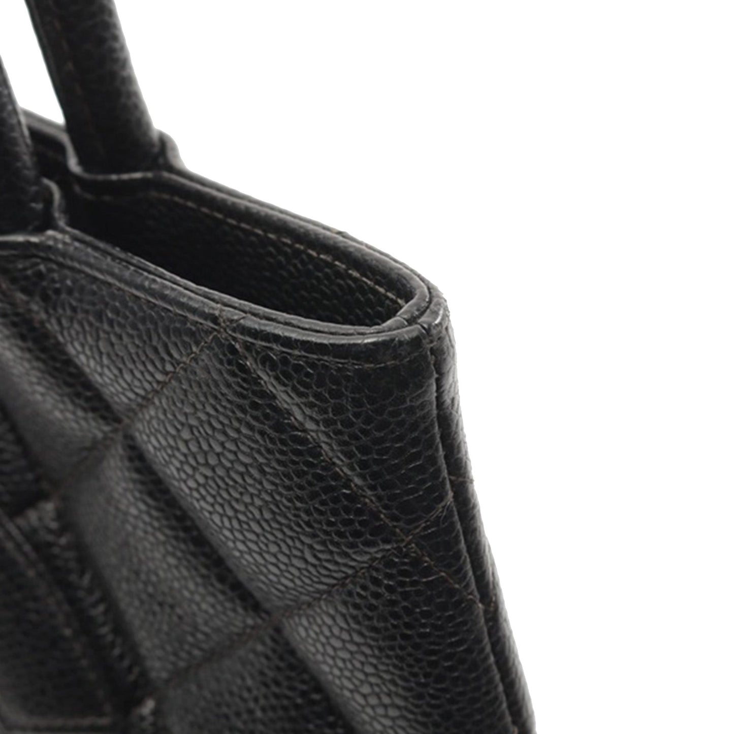Black Chanel Caviar Medallion Tote