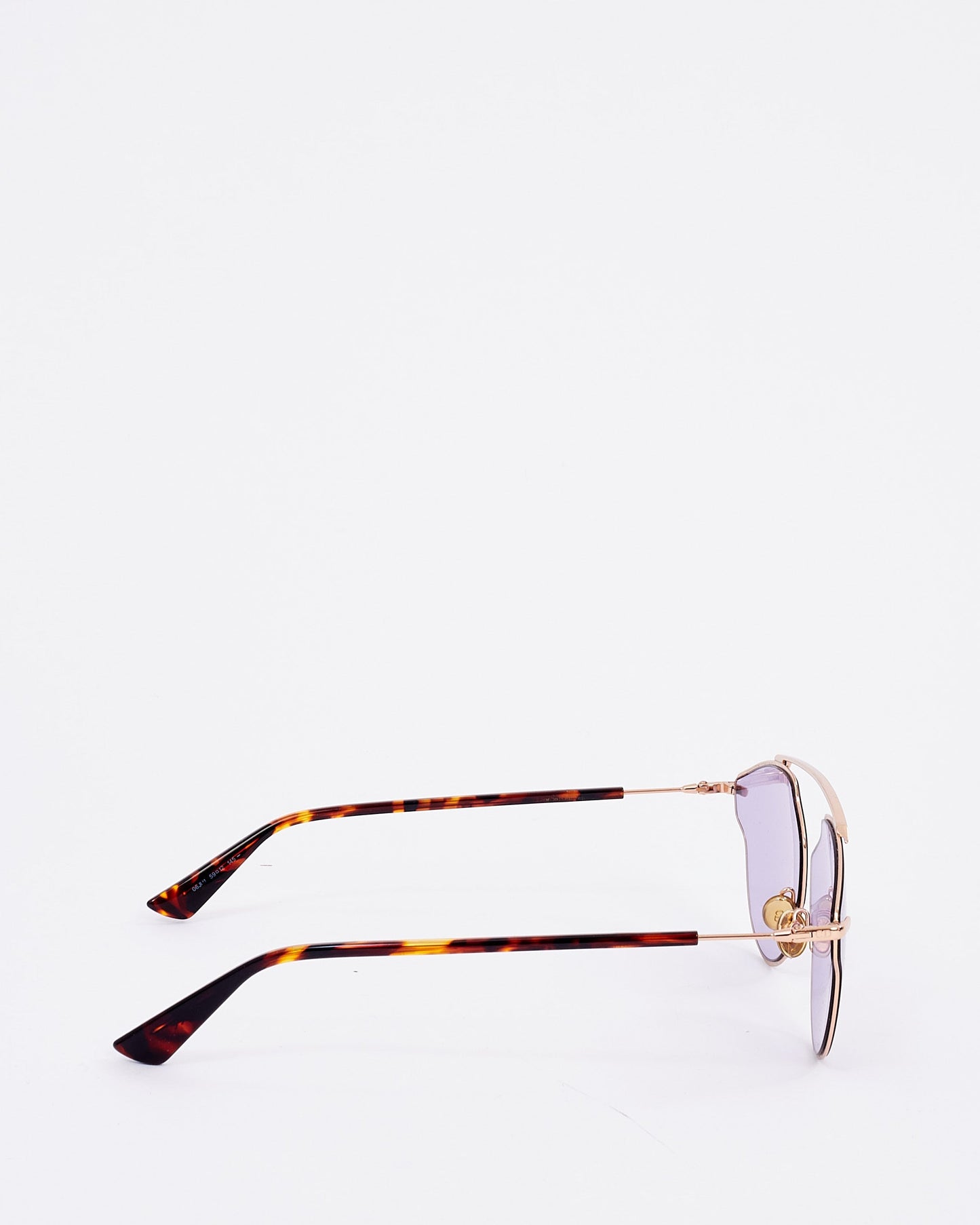 Dior Gold & Tortoise Metal SoReal Sunglasses