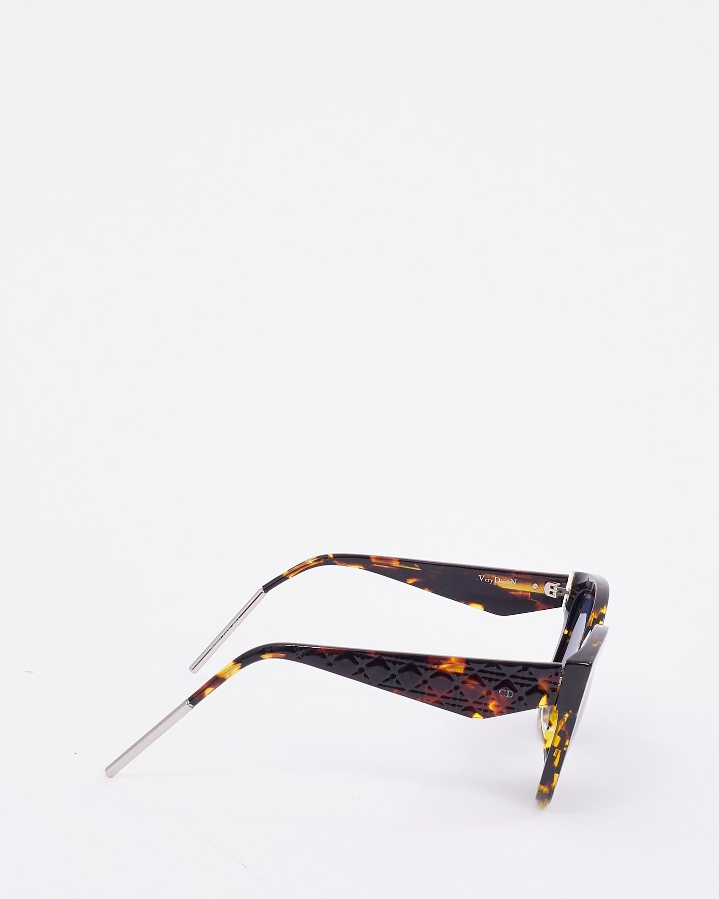 Dior Brown Tortoise Acetate Very Dior N Sunglasses
