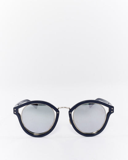 Dior Blue Acetate Dior Elliptic Round  Sunglasses