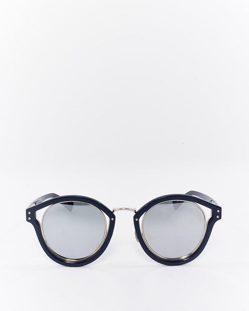 Dior Blue Acetate Dior Elliptic Round  Sunglasses