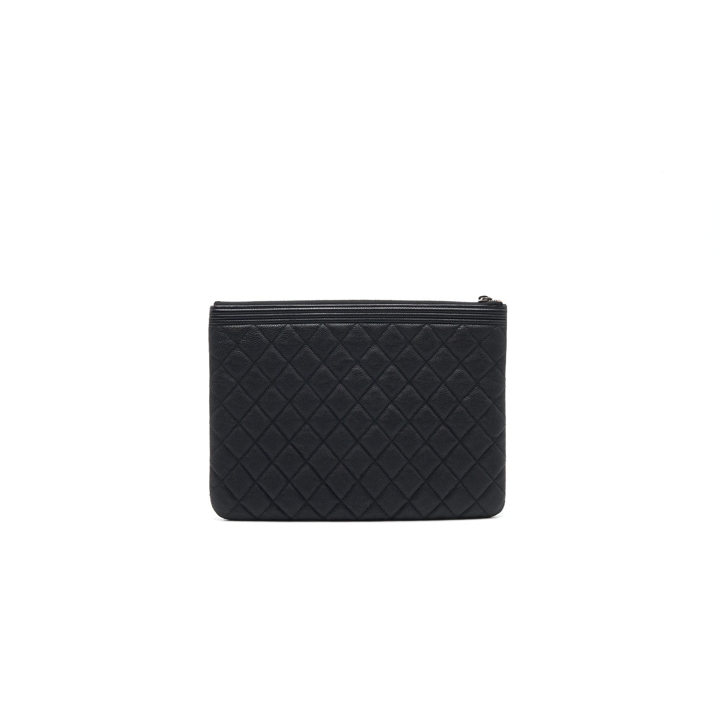 Chanel Boy Pouch Cavier Black