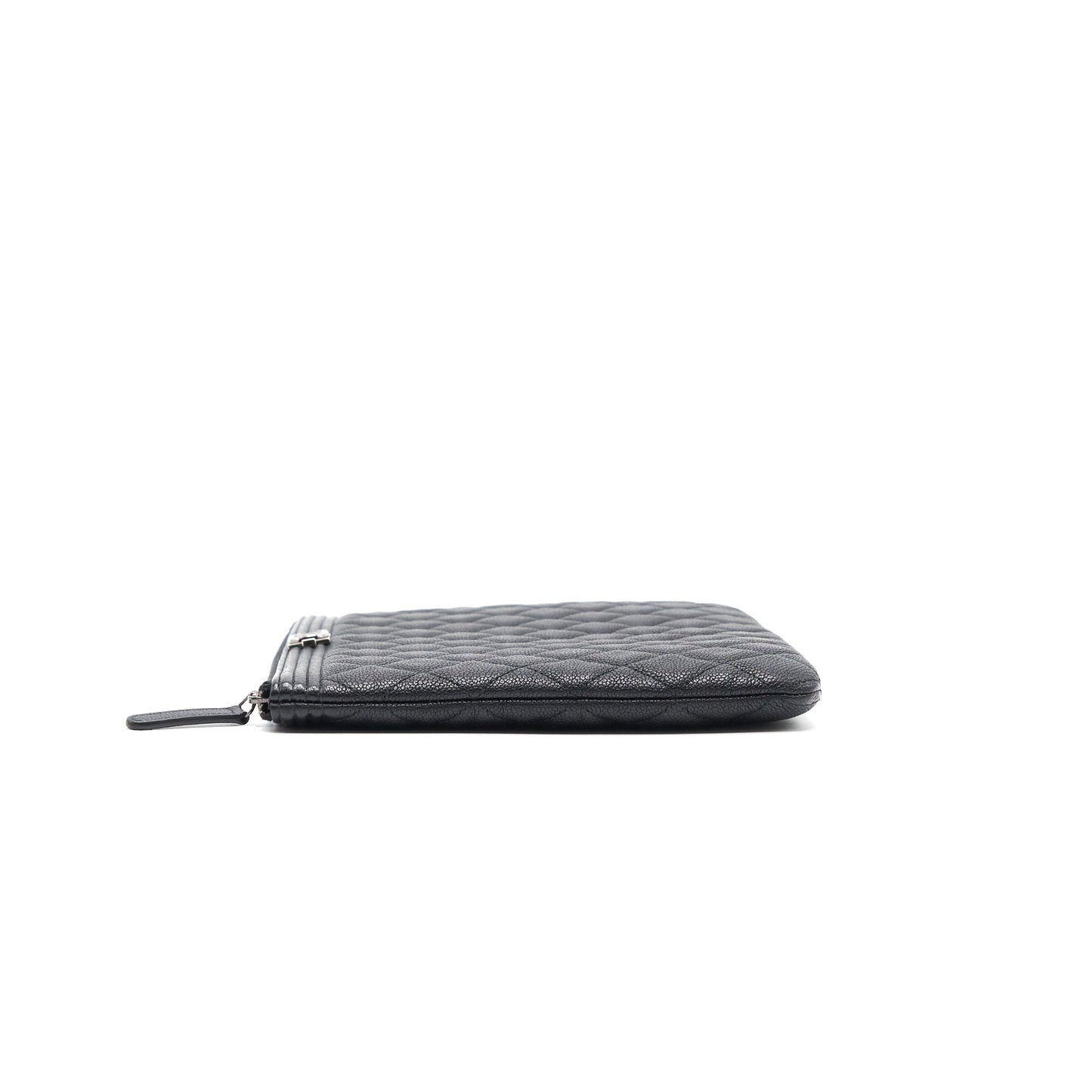 Chanel Boy Pouch Cavier Black