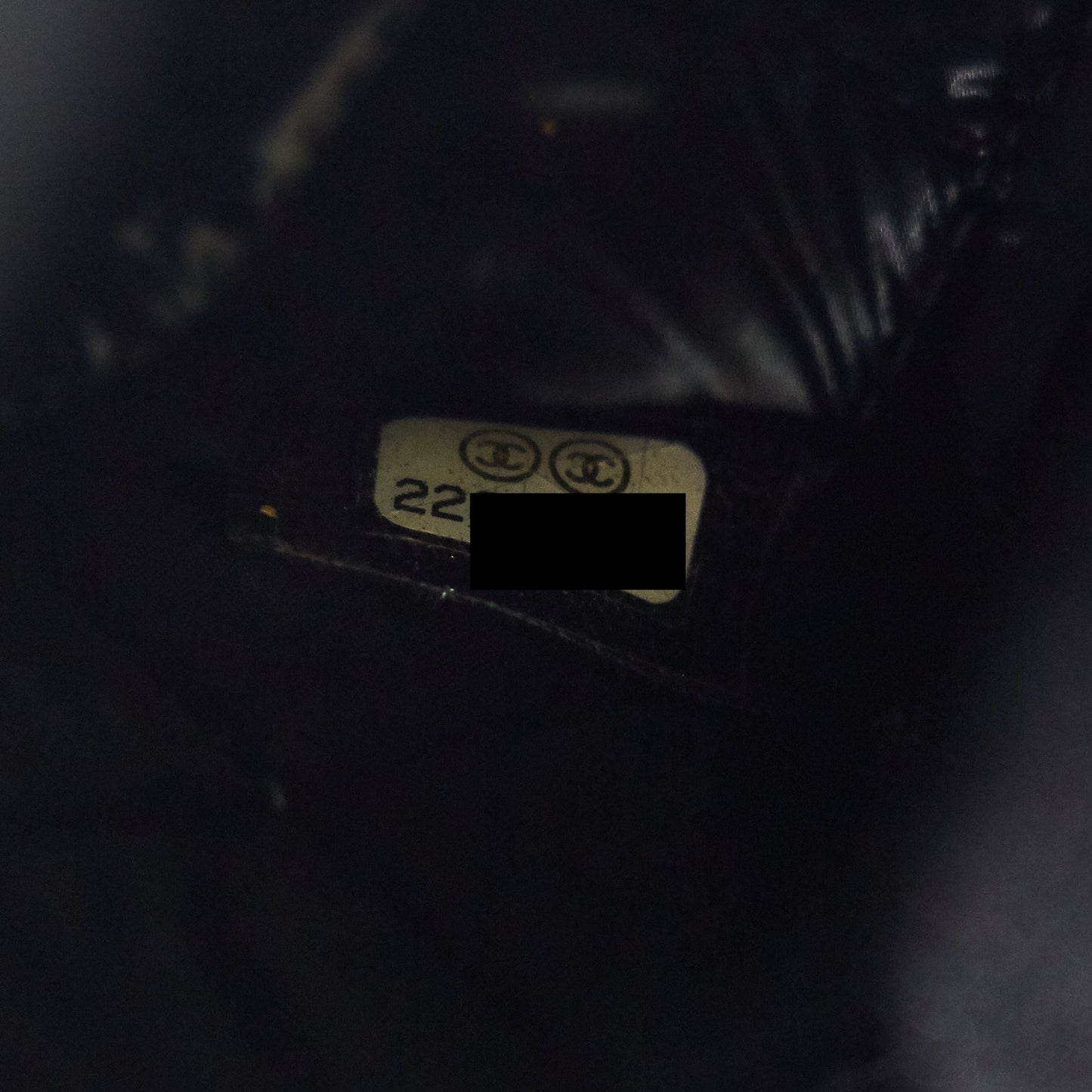Chanel Boy Pouch Cavier Black