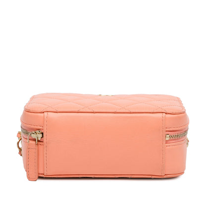Chanel Sac CC Quilted Lambskin Pearl Crush Camera Bag