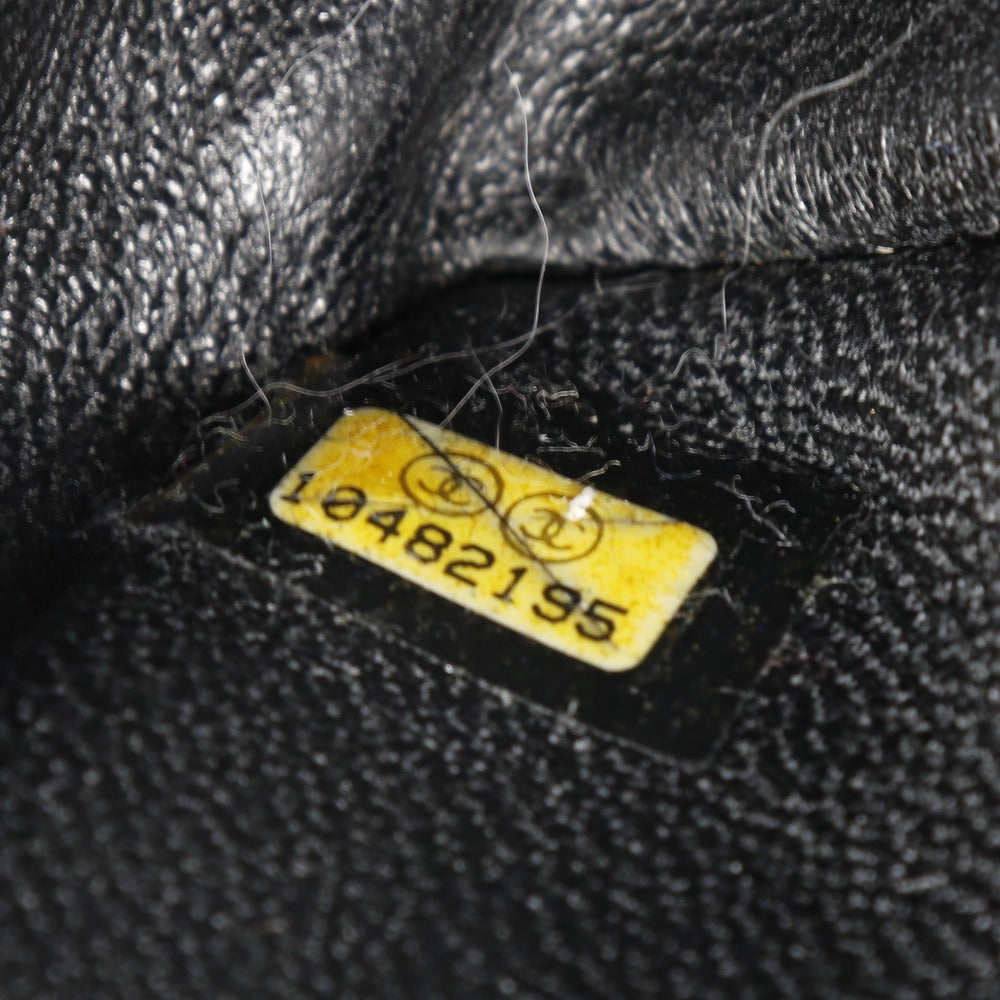 Chanel CC Quilted Patent Leather Double Flap Bag Enamel Shoulder Bag in New Condition