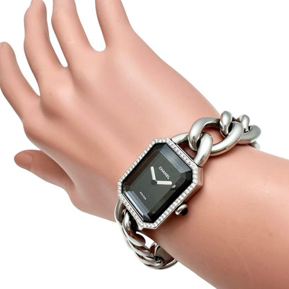 Chanel Premiere XL Diamond Bezel Quartz Watch