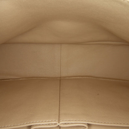 Cream Chanel Jumbo Classic Caviar Double Flap Bag