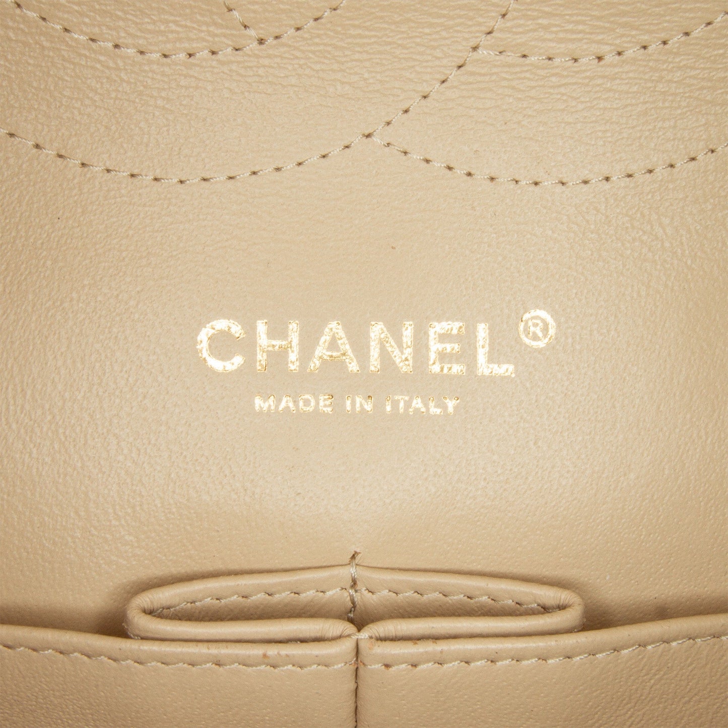Cream Chanel Jumbo Classic Caviar Double Flap Bag