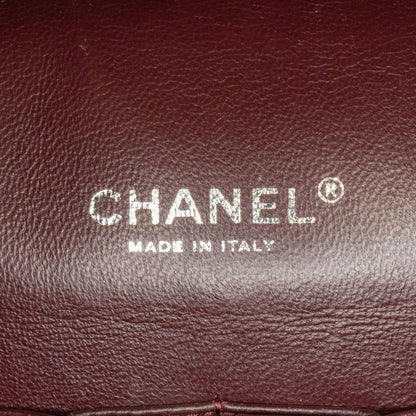 Black Chanel Maxi Classic Lambskin Double Flap Shoulder Bag
