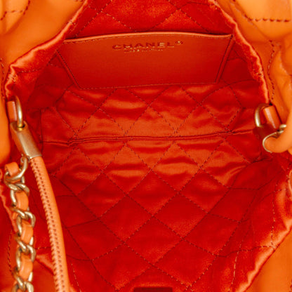 Chanel Sac Mini Shiny Calfskin 22 Handbag