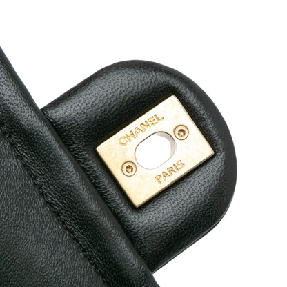 Chanel Sac CC Quilted Lambskin Chain Link Flap