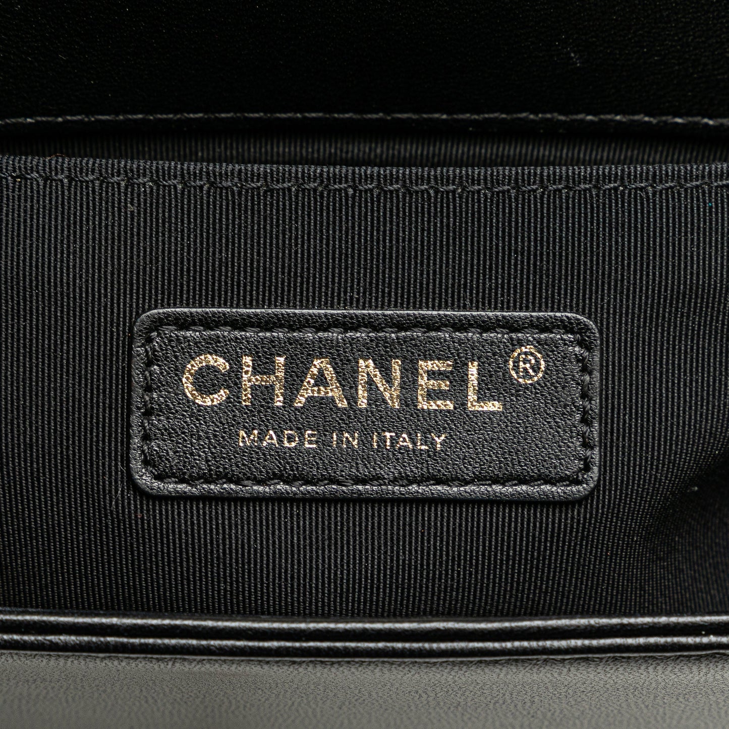 Black Chanel Medium Multicolor Lambskin Crest Boy Flap Crossbody Bag