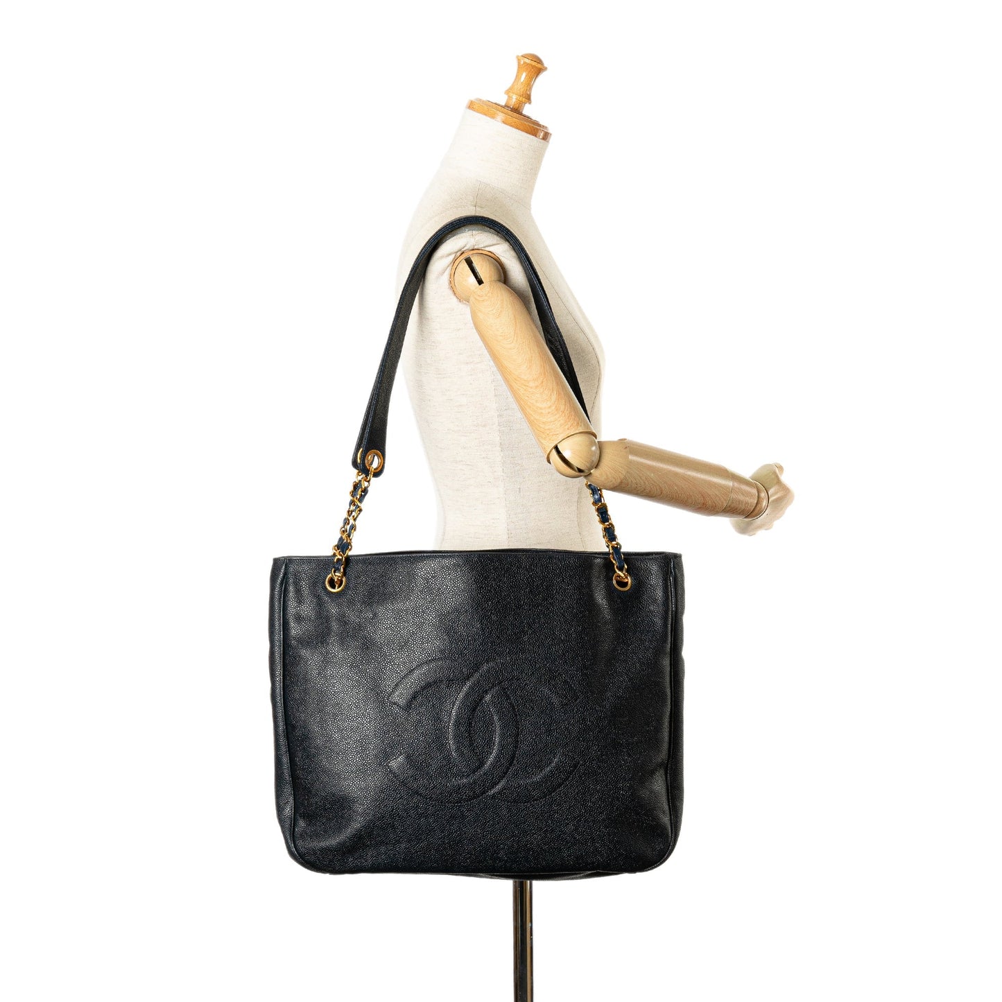 Black Chanel Caviar CC Tote