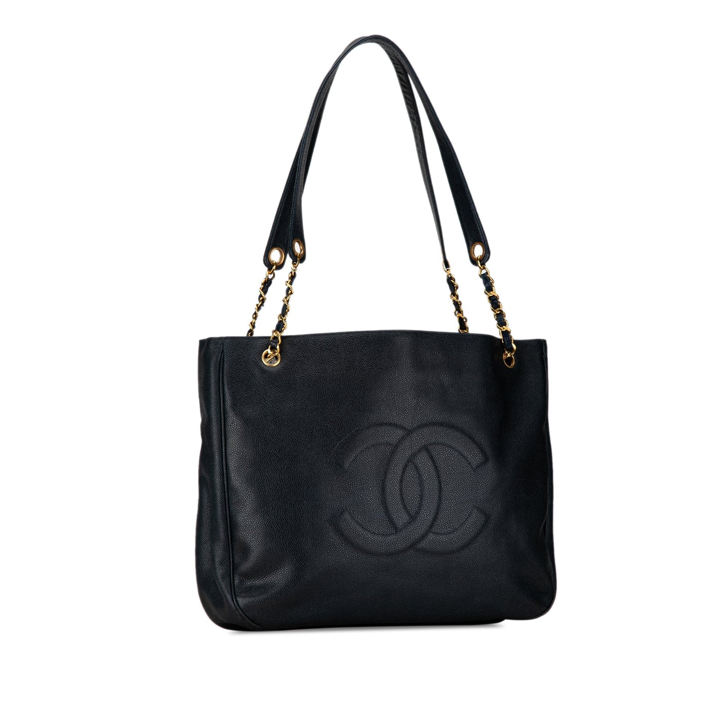 Black Chanel Caviar CC Tote