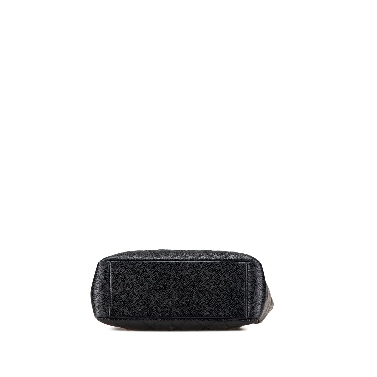 Black Chanel Caviar Petite Shopping Tote