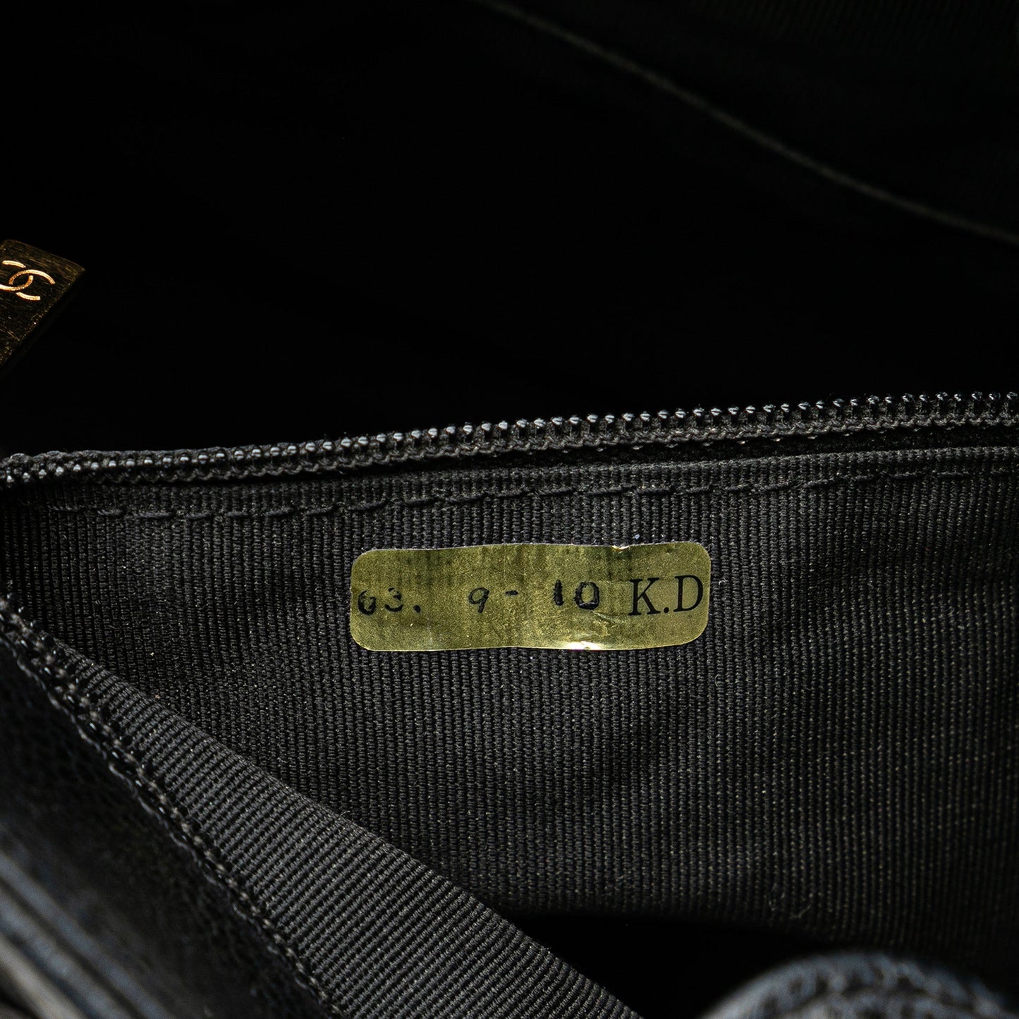 Black Chanel Caviar Petite Shopping Tote