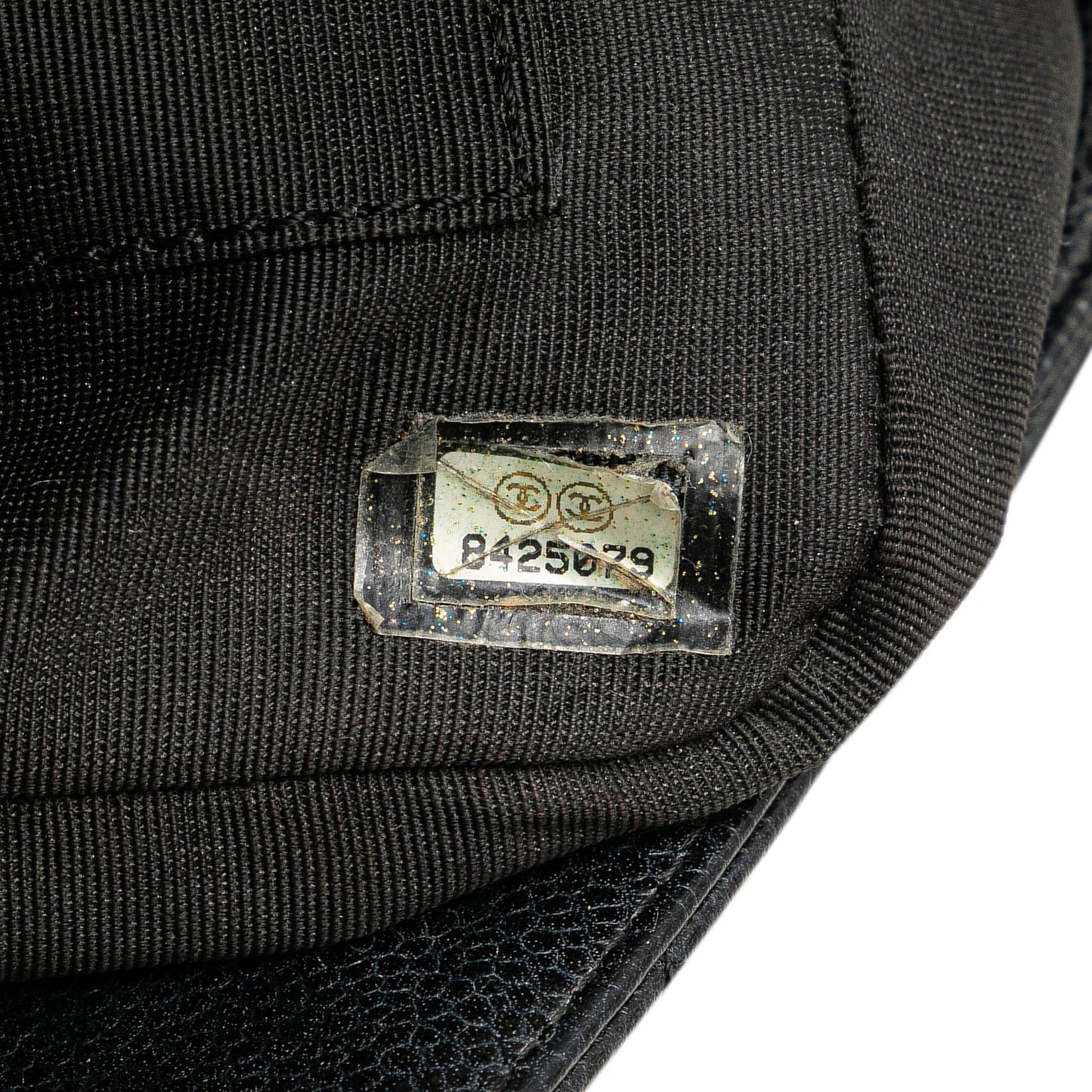 Black Chanel Caviar Petite Shopping Tote