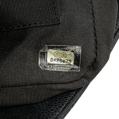 Black Chanel Caviar Petite Shopping Tote