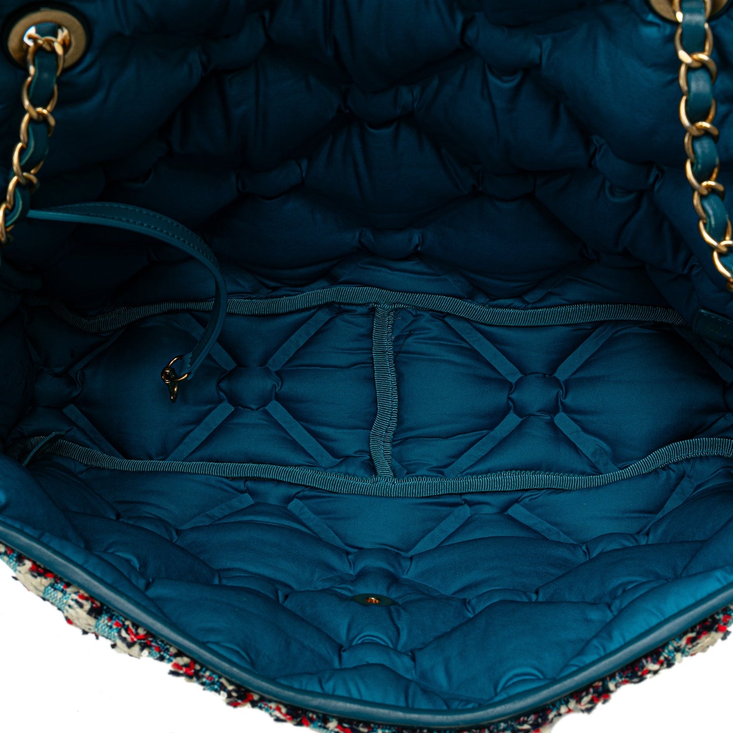 Chanel Sac Maxi Tweed Chesterfield Single Flap