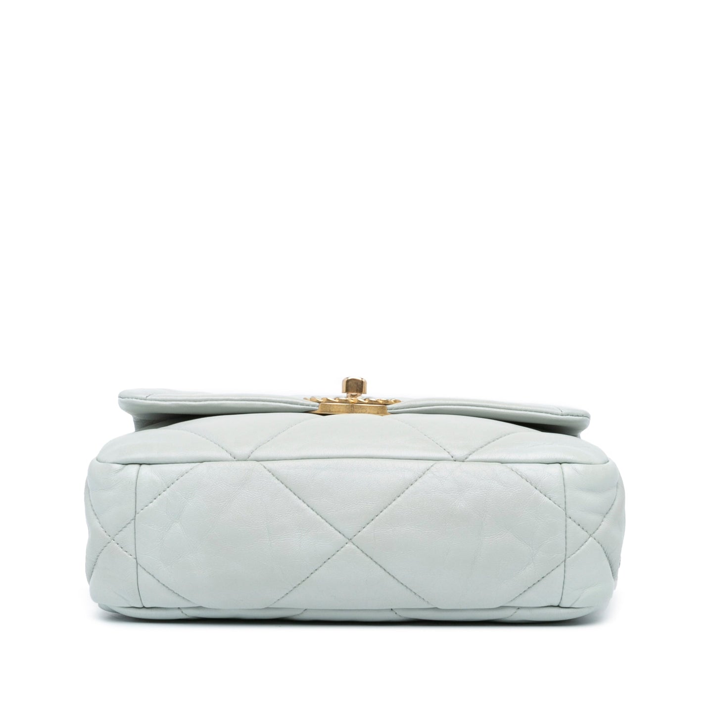 Gray Chanel Medium Lambskin 19 Flap Satchel