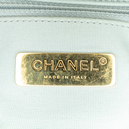 Gray Chanel Medium Lambskin 19 Flap Satchel