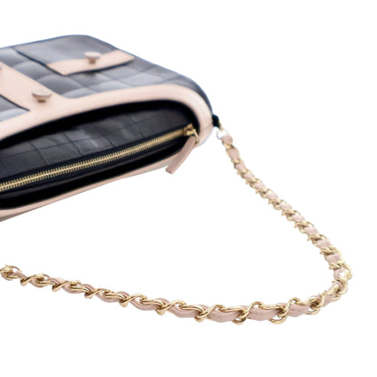 Black Chanel Quilted Calfskin Mademoiselle Jacket Shoulder Bag
