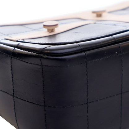 Black Chanel Quilted Calfskin Mademoiselle Jacket Shoulder Bag