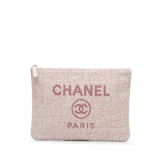 Chanel Sac Medium Tweed Deauville O Case