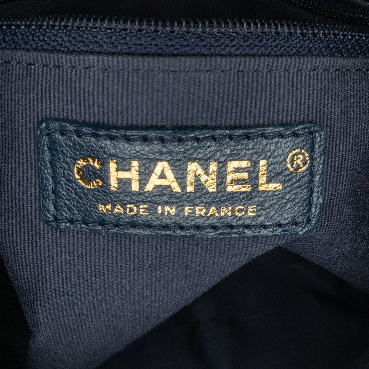 Blue Chanel Mini Square CC Quilted Lambskin Flap Crossbody Bag