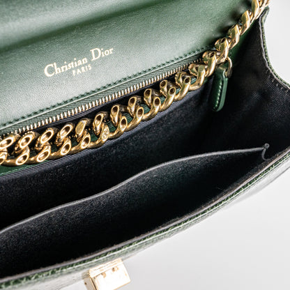 Christian Dior Medium Diorama Green Bag