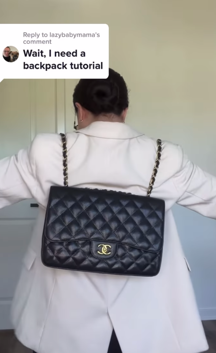 Chanel Caviar Jumbo Single Flap Bag
